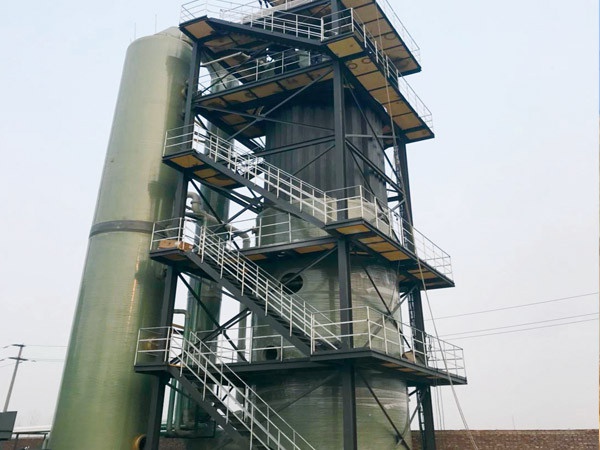 φ2.4m脫硫塔＋濕電除塵-118根陽極管